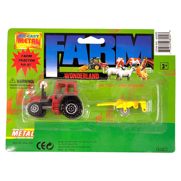 Golden Wheel - Farm Tractor Play Set - 1995 - Top CollectiblesDiecastGolden Wheel