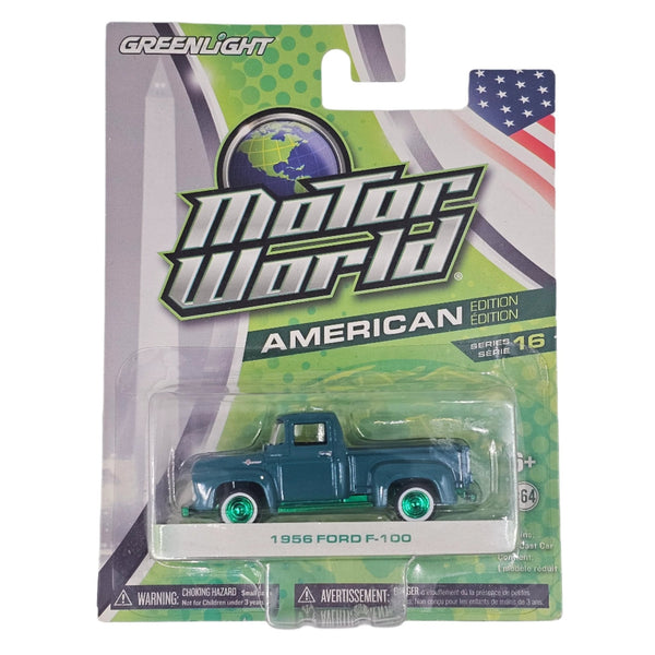 Greenlight - 1956 Ford F - 100 - 2016 Motor World Series *Chase* - Top CollectiblesDiecastGreenlight