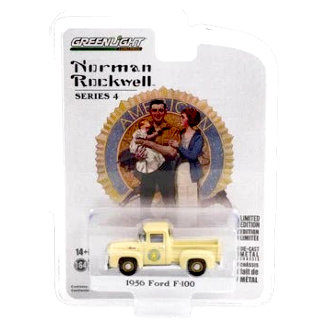 Greenlight - 1956 Ford F - 100 - 2022 Norman Rockwell Series - Top CollectiblesDiecastGreenlight