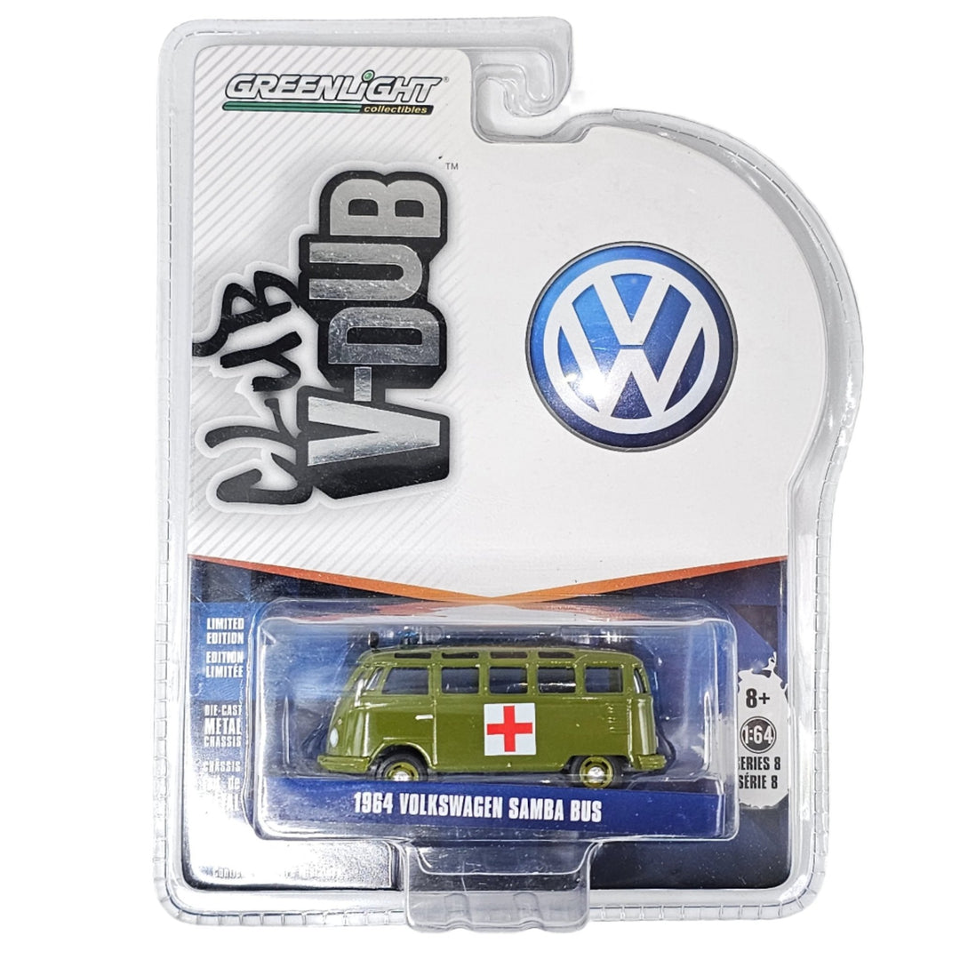 Greenlight - 1964 Volkswagen Samba Bus - 2019 Club V - Dub Series - Top CollectiblesDiecastGreenlight