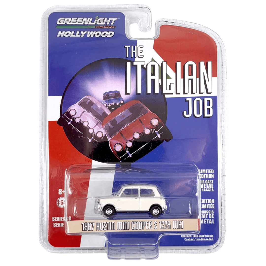 Greenlight - 1967 Austin Mini Cooper S 1275 MKI - 2021 The Italian Job Series - Top CollectiblesDiecastGreenlight