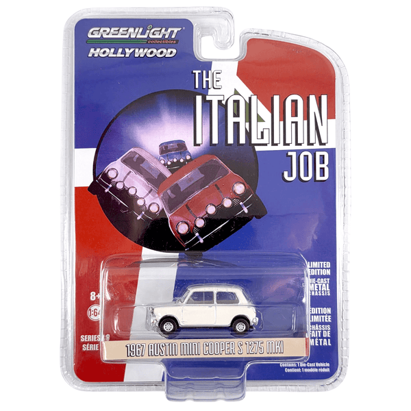 Greenlight - 1967 Austin Mini Cooper S 1275 MKI - 2021 The Italian Job Series - Top CollectiblesDiecastGreenlight