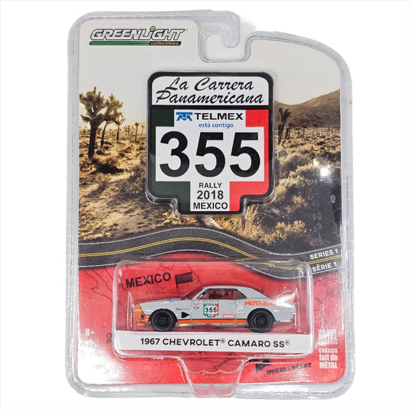 Greenlight - 1967 Chevrolet Camaro SS - 2019 La Carrera Panamericana Series - Top CollectiblesDiecastGreenlight