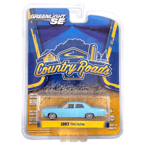 Greenlight - 1967 Ford Custom - 2015 Country Roads Series - Top CollectiblesDiecastGreenlight