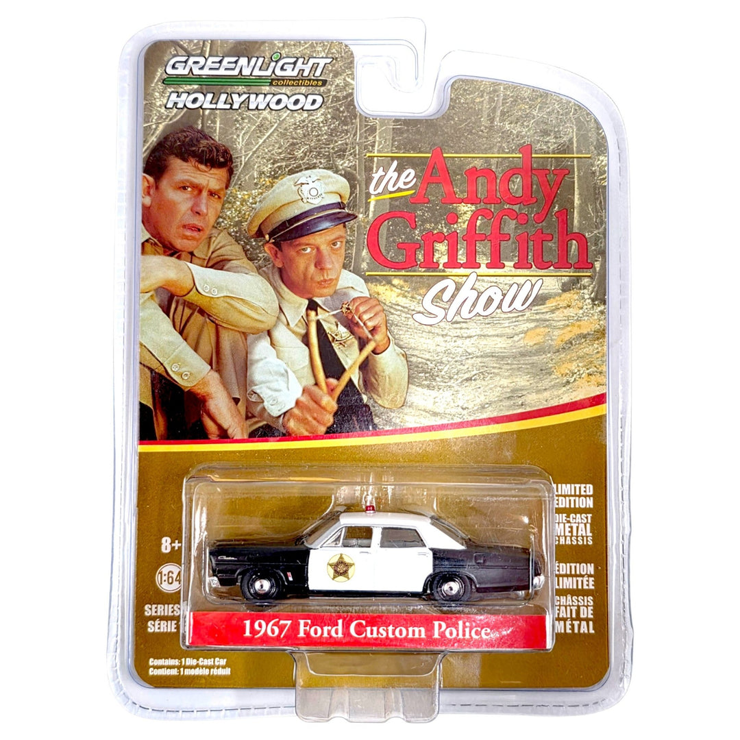 Greenlight - 1967 Ford Custom Police - 2017 Hollywood Series - Top CollectiblesDiecastGreenlight