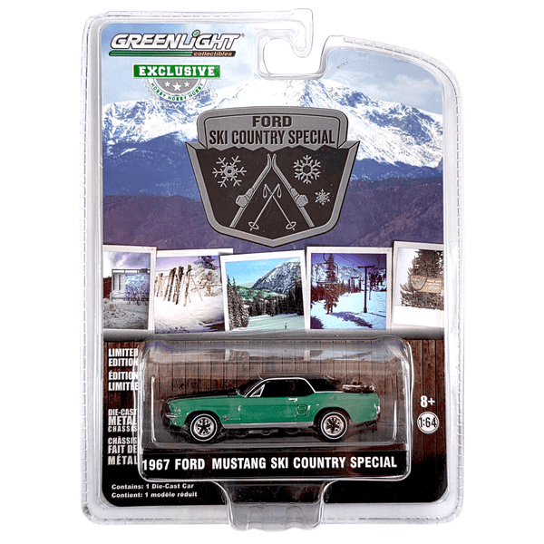 Greenlight - 1967 Ford Mustang Ski Country Special - 2019 *Hobby Exclusive* - Top CollectiblesDiecastGreenlight
