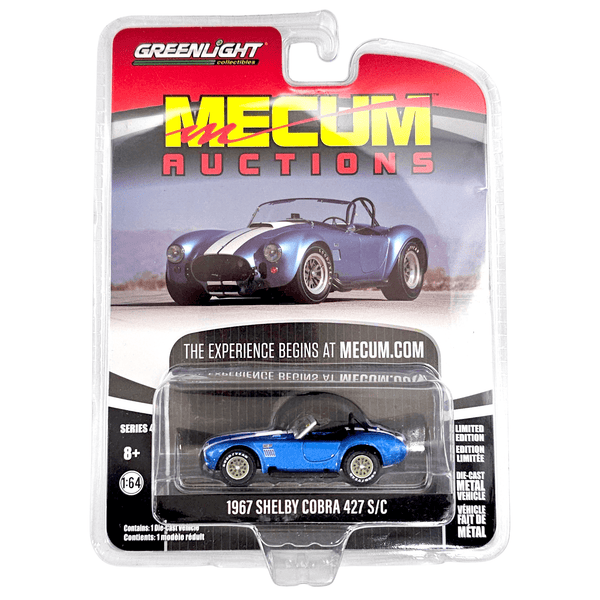 Greenlight - 1967 Shelby Cobra 427 S/C - 2019 Mecum Auctions Series - Top CollectiblesDiecastGreenlight