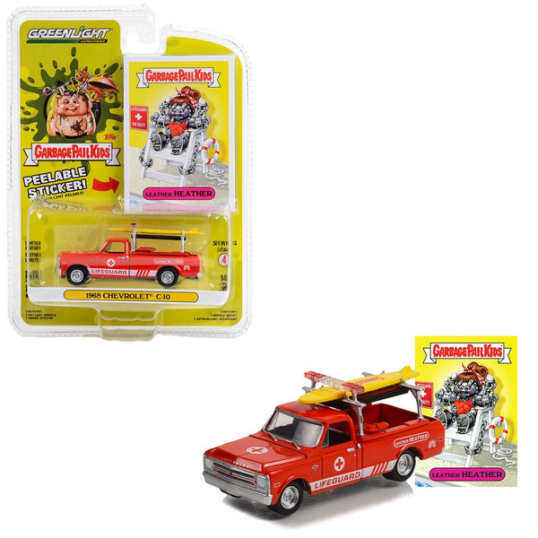 Greenlight - 1968 Chevrolet C - 10 'Lifeguard on Duty' - 2023 Garbage Pail Kids Series - Top CollectiblesDiecastGreenlight