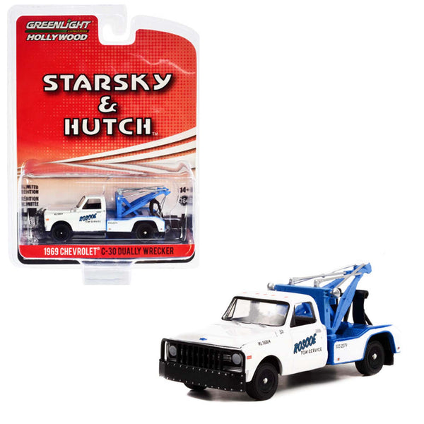 Greenlight - 1969 Chevrolet C - 30 Dually Wrecker - Starsky & Hutch Series - Top CollectiblesDiecastGreenlight