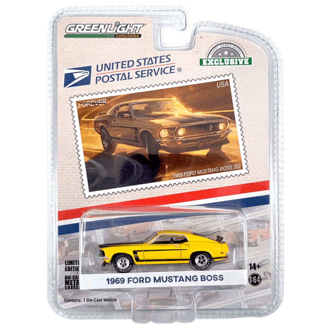 Greenlight - 1969 Ford Mustang Boss - 2023 *Hobby Exclusive* - Top CollectiblesDiecastGreenlight