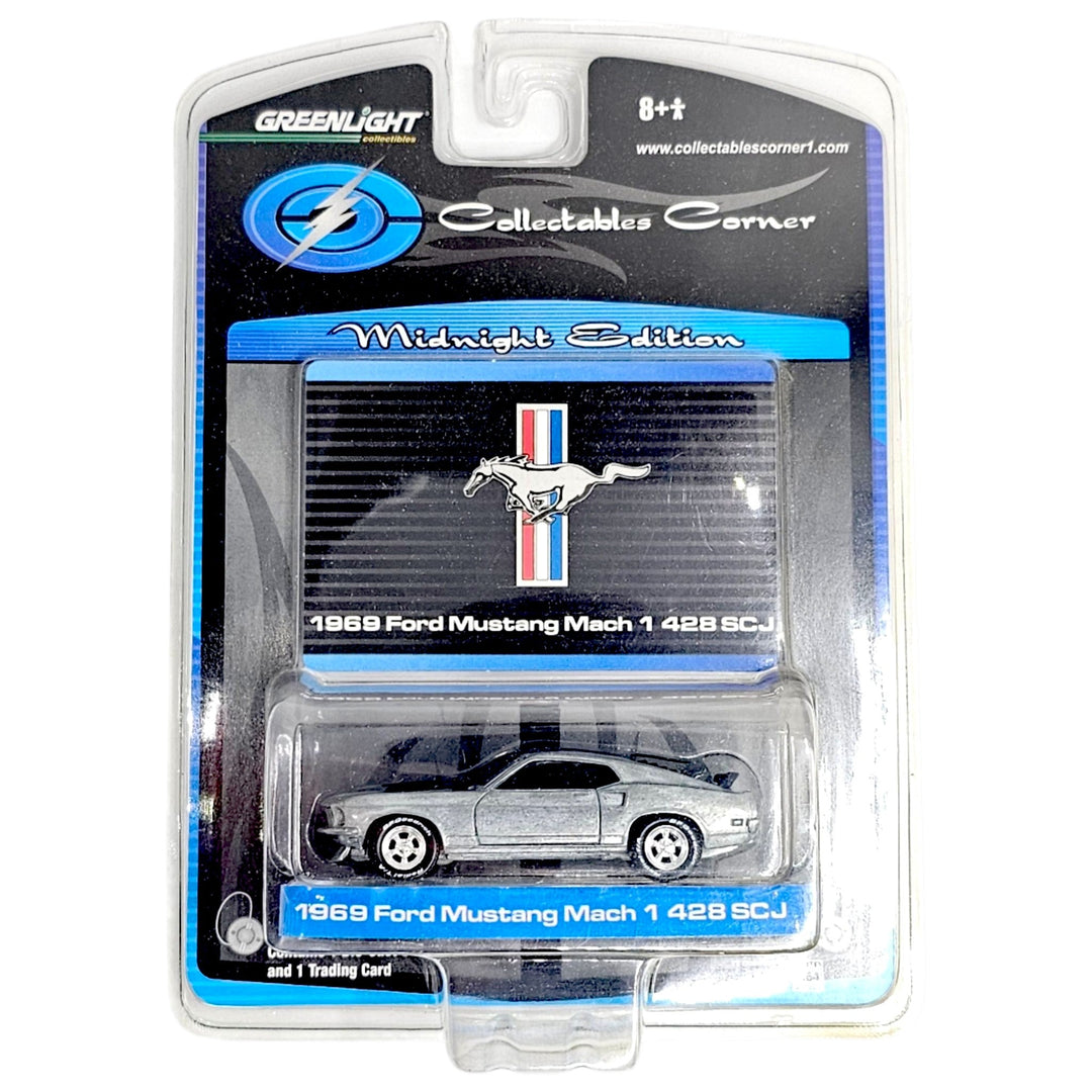 Greenlight - 1969 Ford Mustang Mach 1 428 SCJ - 2009 *Collectables Corner Exclusive* - Raw Chase - Top CollectiblesDiecastGreenlight