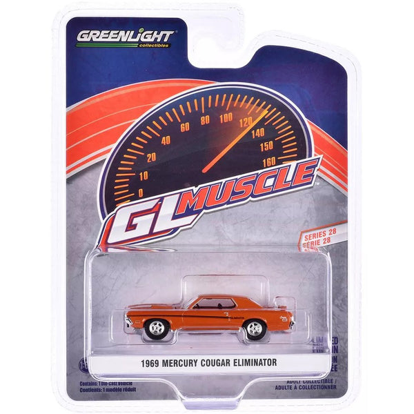 Greenlight - 1969 Mercury Cougar Eliminator - 2024 GL Muscle Series - Top CollectiblesDiecastGreenlight