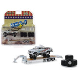 Greenlight - 1970 Chevrolet K - 10 USA - 1 (Legacy) Monster Truck w/ Gooseneck Trailer & Tires - 2021 *Hobby Exclusive* - Top CollectiblesDiecastGreenlight