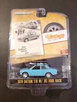 Greenlight - 1970 Datsun 510 w/ Ski Roof Rack - 2022 Vintage Ad Cars Series - Top CollectiblesDiecastGreenlight