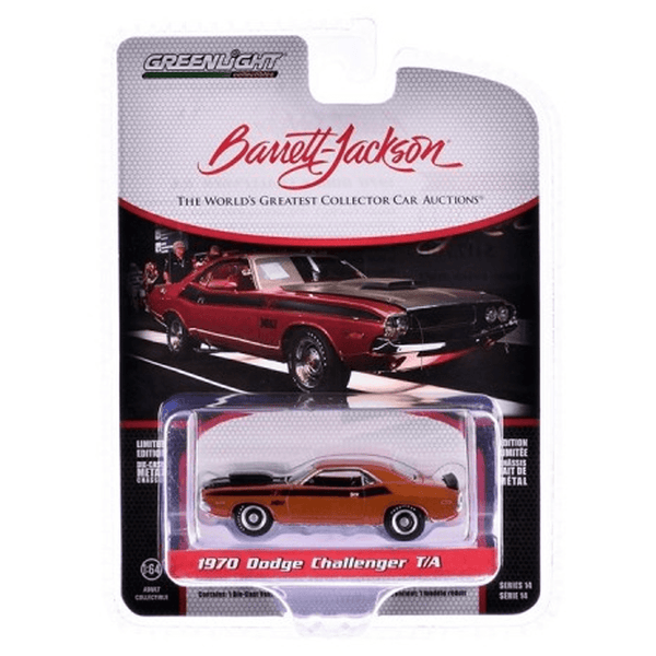 Greenlight - 1970 Dodge Challenger T/A - 2025 Barrett - Jackson Series - Top CollectiblesDiecastGreenlight