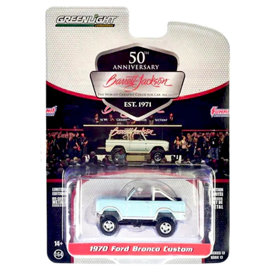 Greenlight - 1970 Ford Bronco Custom - 2024 Barrett-Jackson Series - Top CollectiblesDiecastGreenlight