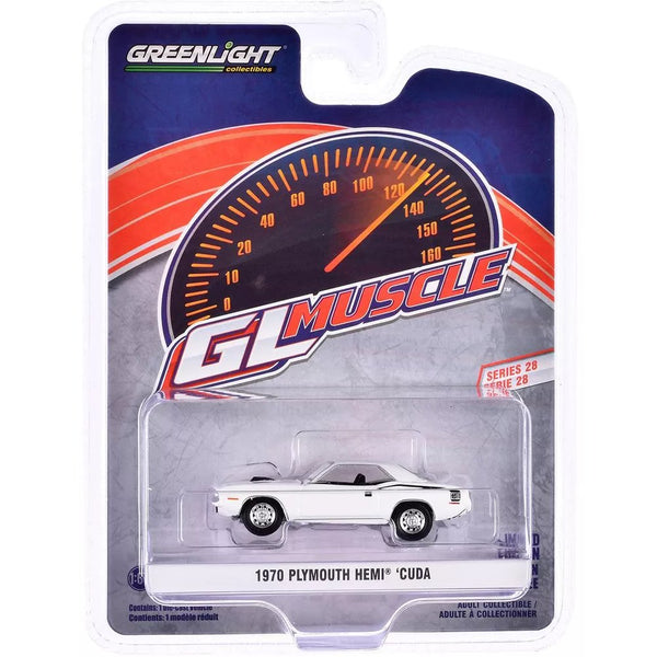 Greenlight - 1970 Plymouth Hemi Cuda - 2024 GL Muscle Series - Top CollectiblesDiecastGreenlight