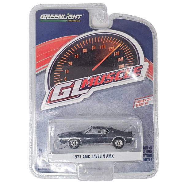 Greenlight - 1971 AMC Javelin AMX - 2021 GL Muscle Series - Top CollectiblesDiecastGreenlight