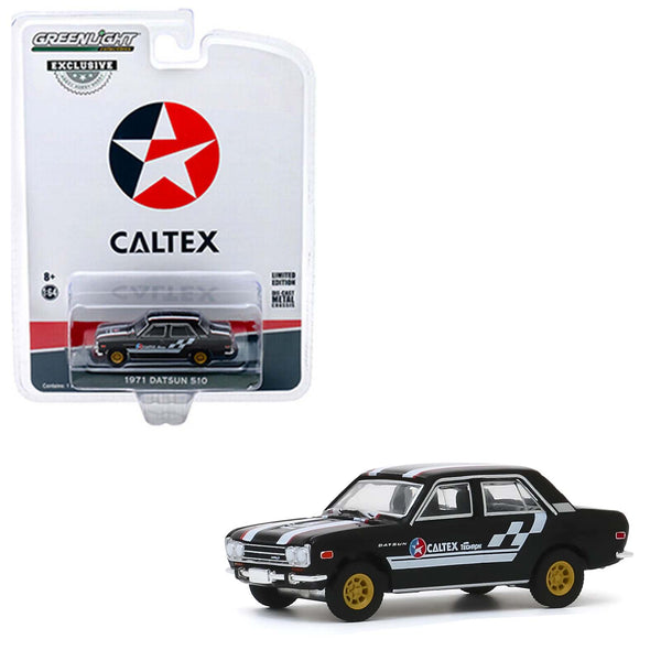 Greenlight - 1971 Datsun 510 - 2021 Caltex Series *Hobby Exclusive* - Top CollectiblesDiecastGreenlight