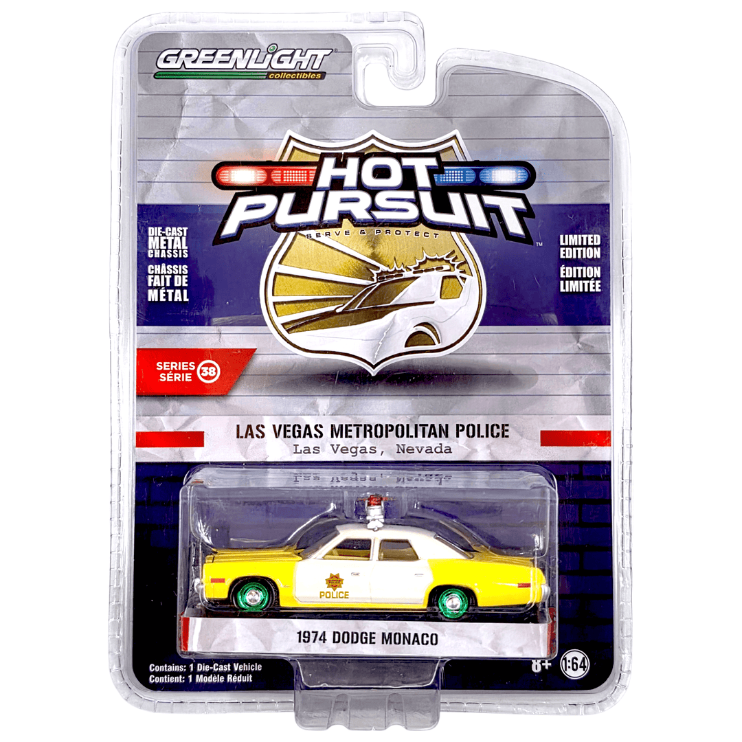 Greenlight - 1974 Dodge Monaco - 2021 Hot Pursuit Series *Chase* - Top CollectiblesDiecastGreenlight