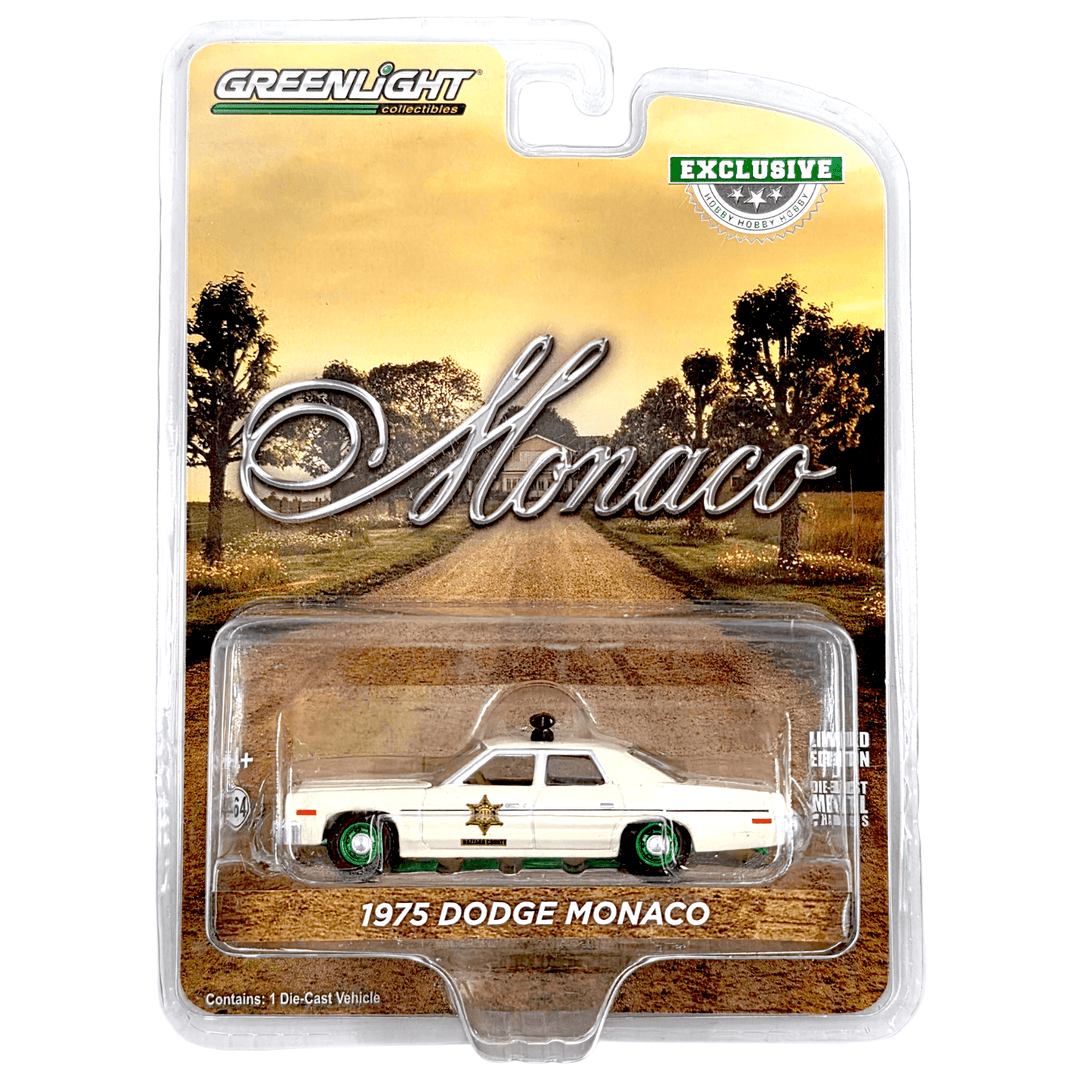 Greenlight - 1977 Dodge Monaco Hazzard County - 2022 *Hobby Exclusive - Chase* - Top CollectiblesDiecastGreenlight