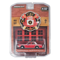 Greenlight - 1985 Plymouth Gran Fury - 2024 Fire & Rescue Series - Top CollectiblesDiecastGreenlight