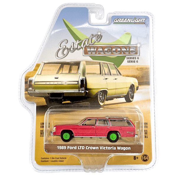 Greenlight - 1989 Ford LTD Crown Victoria Wagon - 2021 Estate Wagons Series *Chase* - Top CollectiblesDiecastGreenlight