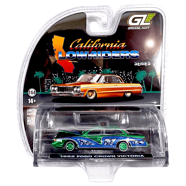 Greenlight - 1992 Ford Crown Victoria - 2025 California Lowriders Series *Chase* - Top CollectiblesDiecastGreenlight