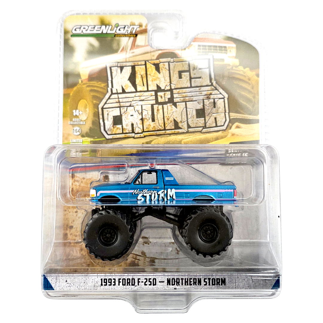 Greenlight - 1993 Ford F - 250 "Northern Storm" - 2025 Kings of Crunch Series - Top CollectiblesDiecastGreenlight