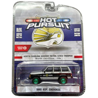 Greenlight - 1995 Jeep Cherokee - 2023 Hot Pursuit Series 43 *Chase* - Top CollectiblesDiecastGreenlight