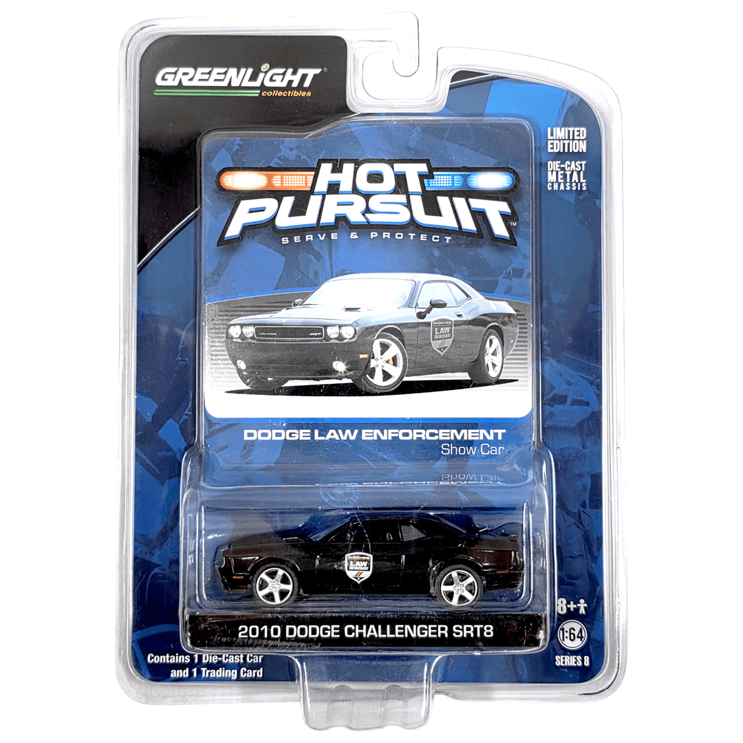 Greenlight - 2010 Dodge Challenger SRT8 - 2011 Hot Pursuit Series - Top CollectiblesDiecastGreenlight