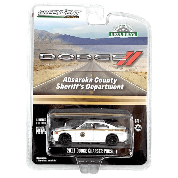 Greenlight - 2011 Dodge Charger Pursuit - 2021 *Hobby Exclusive* - Top CollectiblesDiecastGreenlight