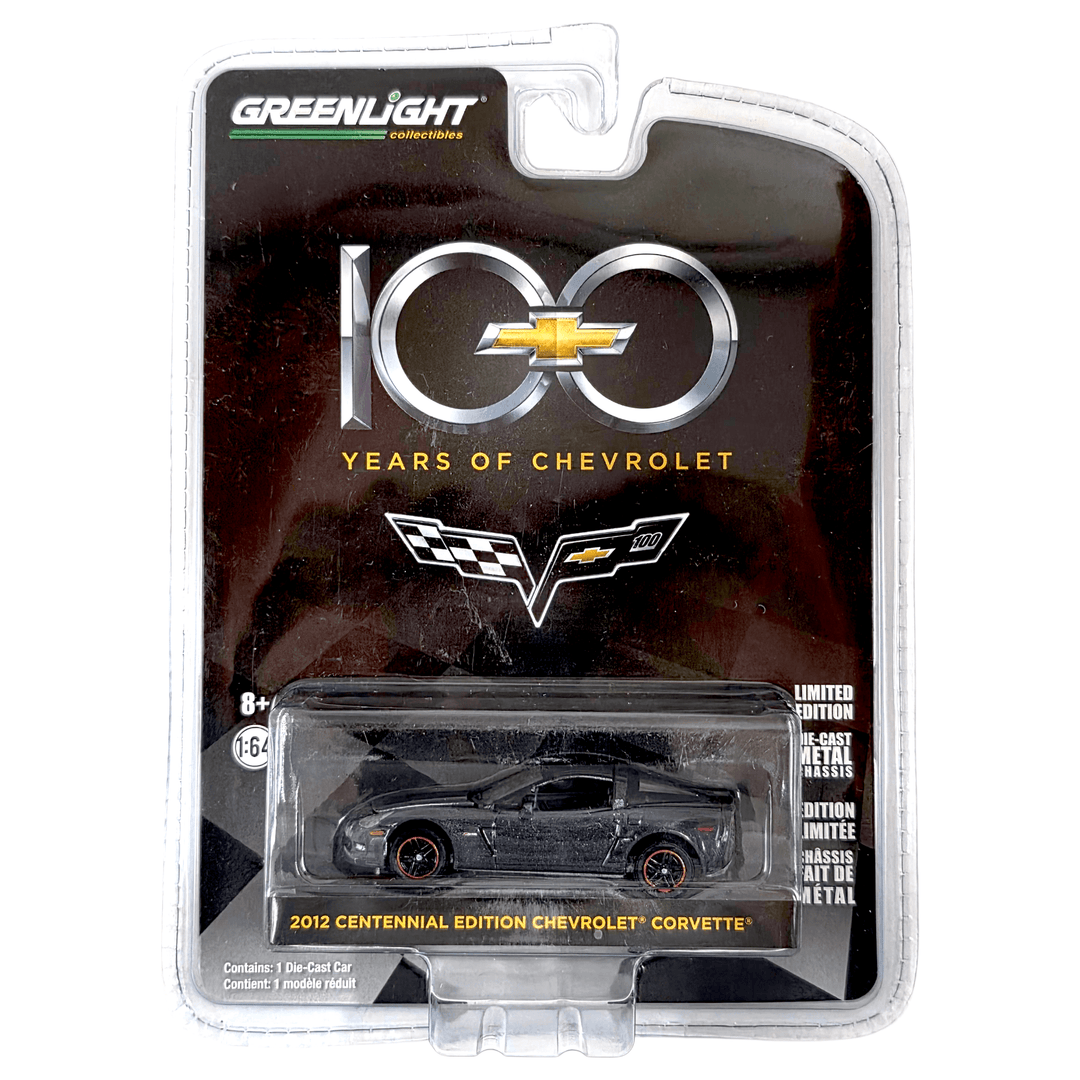 Greenlight - 2012 Centennial Edition Chevrolet Corvette - 2016 Anniversary Series - Top CollectiblesDiecastGreenlight