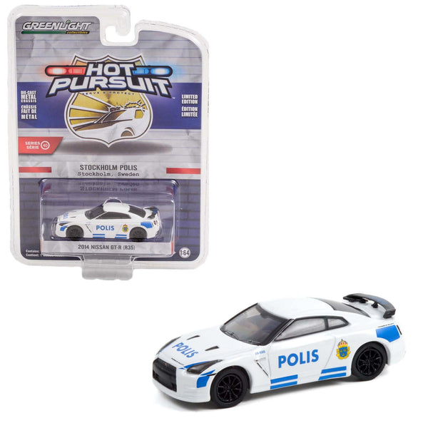 Greenlight - 2014 Nissan GT - R (R35) - Hot Pursuit Series 40 - Top CollectiblesDiecastGreenlight