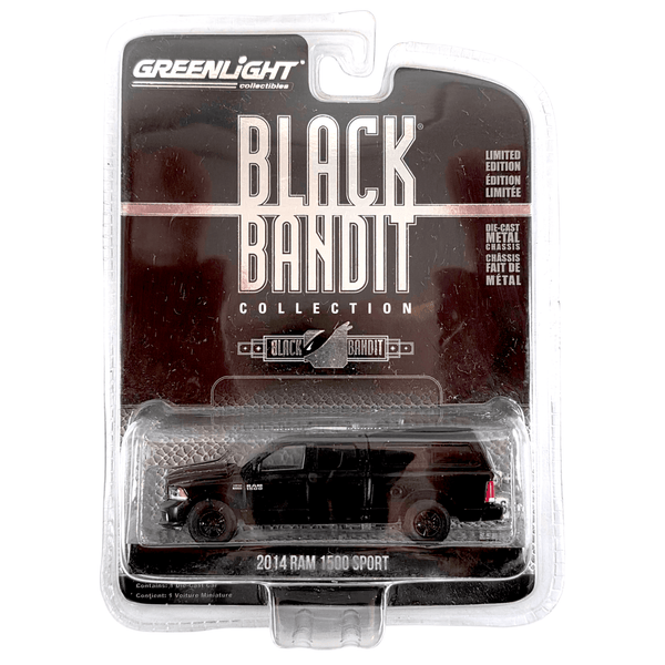 Greenlight - 2014 Ram 1500 Sport - 2015 Black Bandit Series - Top CollectiblesDiecastGreenlight