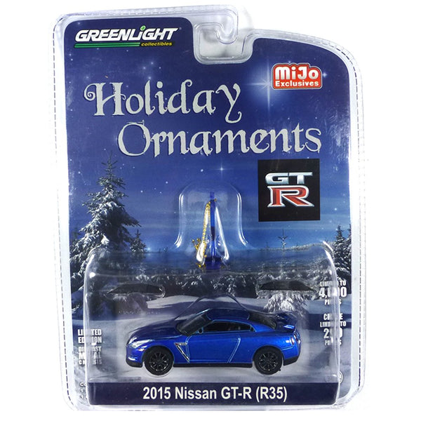 Greenlight - 2015 Nissan GT - R (R35) - 2017 Holiday Ornaments Series - Top CollectiblesDiecastGreenlight