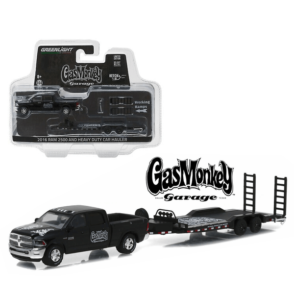 Greenlight - 2015 Ram 2500 and Heavy Duty Car Hauler - 2016 Hitch & Tow Series - Top CollectiblesToy CarsGreenlight