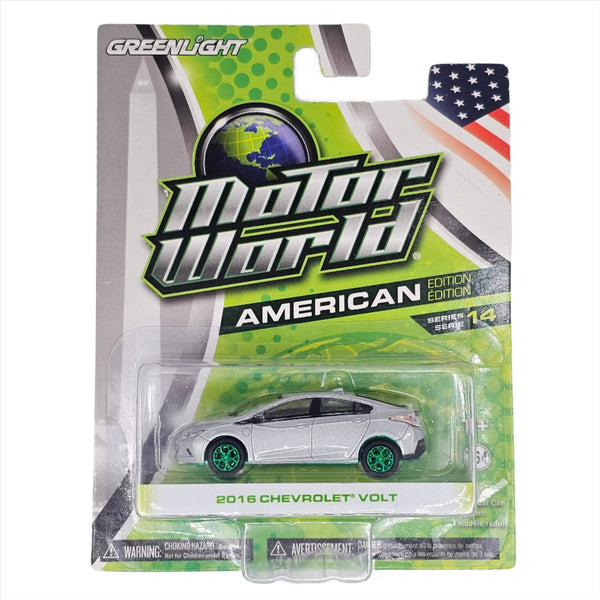 Greenlight - 2016 Chevrolet Volt - 2016 Motor World Series *Chase* - Top CollectiblesDiecastGreenlight