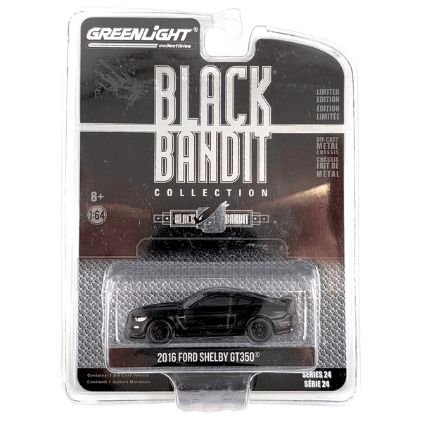 Greenlight - 2016 Ford Shelby GT350 - 2020 Black Bandit Series 24 - Top CollectiblesDiecastGreenlight