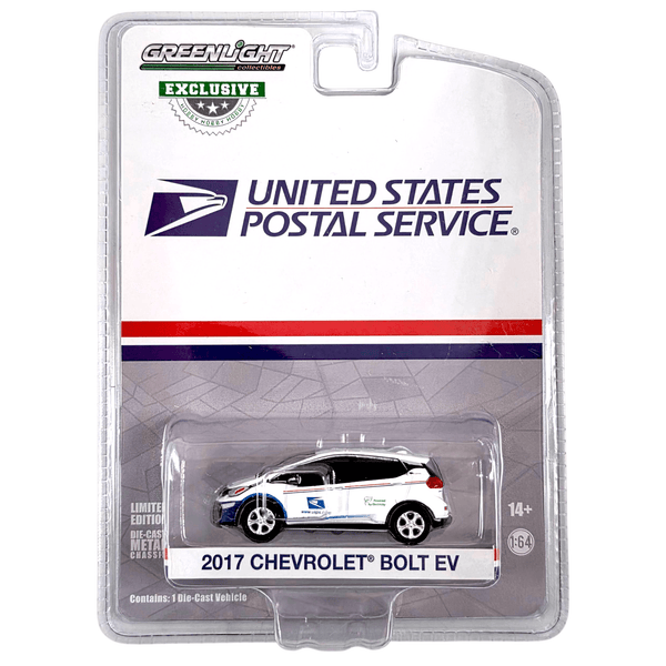 Greenlight - 2017 Chevrolet Bolt EV "USPS" - 2021 *Hobby Exclusive* - Top CollectiblesDiecastGreenlight