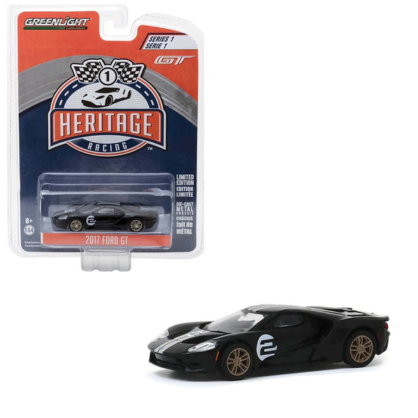 Greenlight - 2017 Ford GT - 2018 Heritage Racing Series - Top CollectiblesDiecastGreenlight