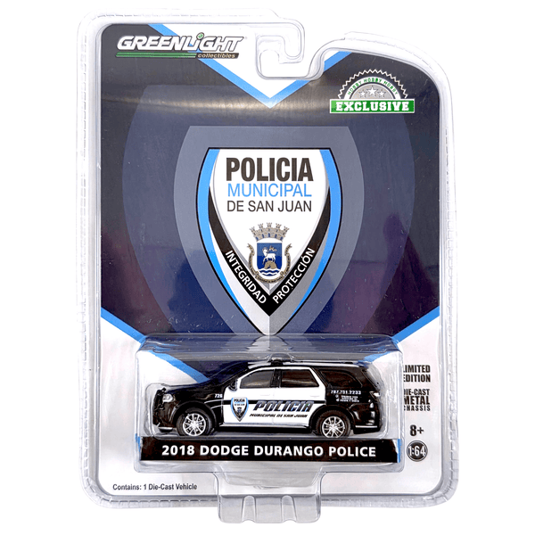 Greenlight - 2018 Dodge Durango Police - 2020 *Hobby Exclusive* - Top CollectiblesDiecastGreenlight