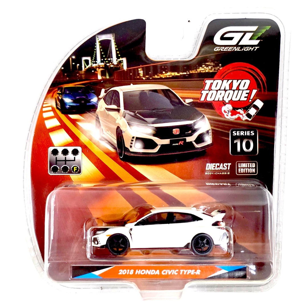 Greenlight - 2018 Honda Civic Type-R - 2026 Tokyo Torque Series - Top CollectiblesDiecastGreenlight