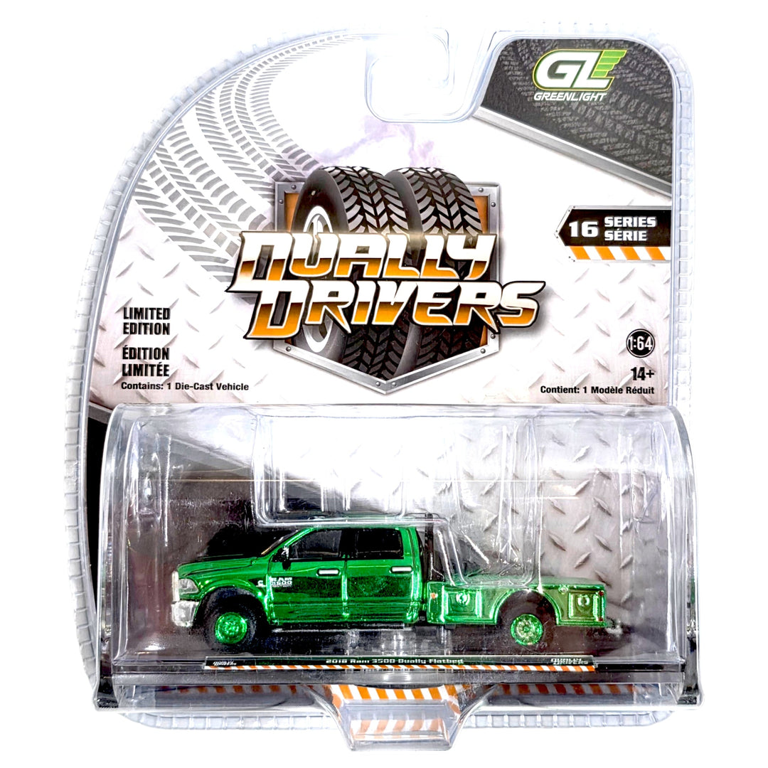 Greenlight - 2018 Ram 3500 Dually Flatbed - 2026 Dually Drivers Series *Chase* - Top CollectiblesDiecastGreenlight