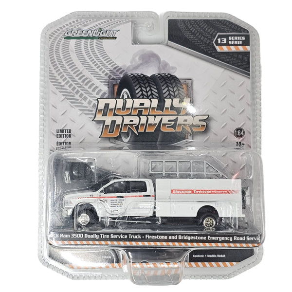 Greenlight - 2018 Ram 3500 Dually Tire Service Truck - 2024 Dually Drivers Series - Top CollectiblesDiecastGreenlight