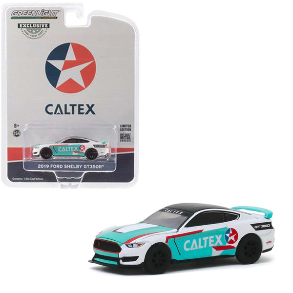 Greenlight - 2019 Ford Shelby GT350R - 2020 Caltex Series *Hobby Exclusive* - Top CollectiblesDiecastGreenlight