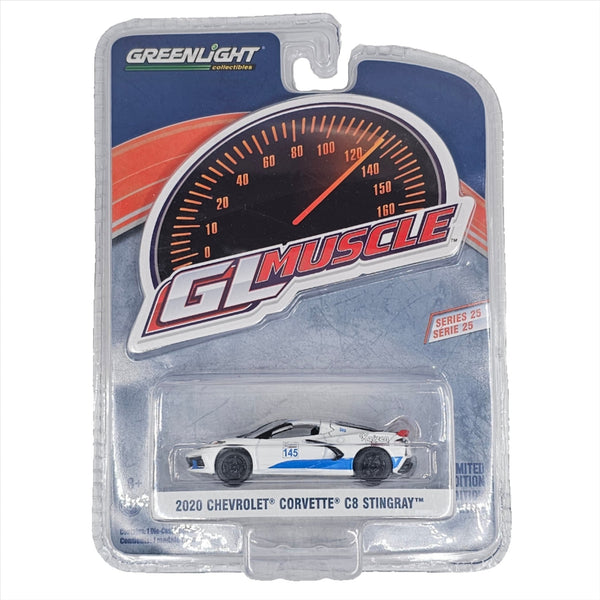 Greenlight - 2020 Chevrolet Corvette C8 Stingray - 2021 GL Muscle Series - Top CollectiblesDiecastGreenlight