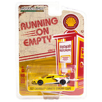 Greenlight - 2021 Chevrolet Corvette Stingray Coupe - 2021 Running on Empty Series 13 - Top CollectiblesDiecastGreenlight