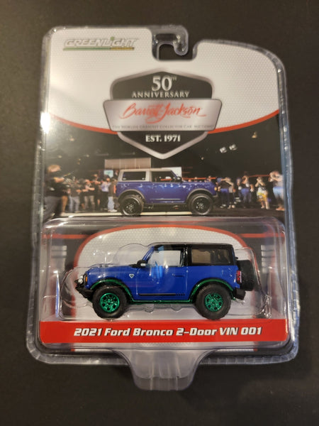 Greenlight - 2021 Ford Bronco 2 - Door VIN 001 - 2021 Barrett - Jackson Series *Chase* - Top CollectiblesDiecastGreenlight