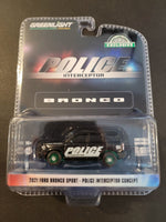 Greenlight - 2021 Ford Bronco Sport - Police Interceptor Concept - 2022 *Chase* - Top CollectiblesDiecastGreenlight